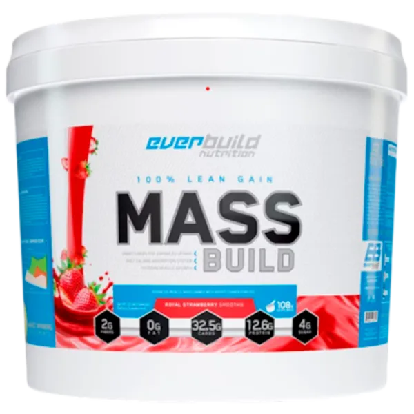 Gainer EverBuild 100% Mass Build (850049892582) 5448 gr photo 1 Gainer EverBuild 100% Mass Build (850049892582) 5448 gr photo 1