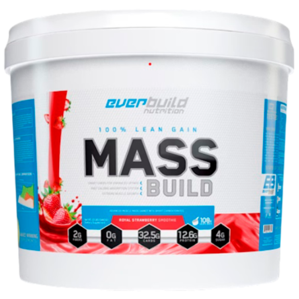 Gainer EverBuild 100% Mass Build (850049892582) 5448 gr photo 1 Gainer EverBuild 100% Mass Build (850049892582) 5448 gr photo 1