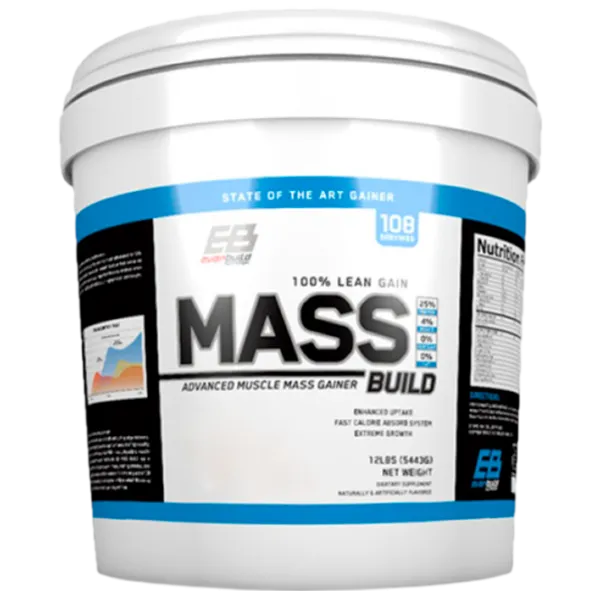 Gainer EverBuild 100% Mass Build (850049892612) 5448 gr photo 1 Gainer EverBuild 100% Mass Build (850049892612) 5448 gr photo 1