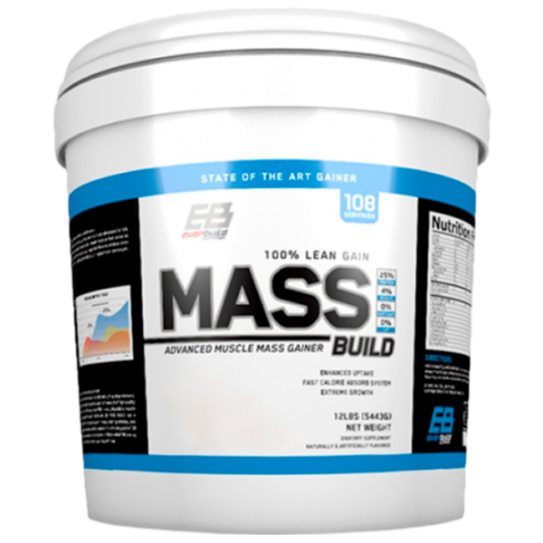 Gainer EverBuild 100% Mass Build (850049892612) 5448 gr photo 1 Gainer EverBuild 100% Mass Build (850049892612) 5448 gr photo 1