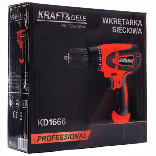 Дрель-шуруповерт Kraft&Dele KD1666 750 об/ мин photo 9