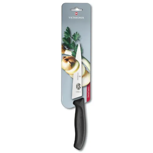 Кухонный нож Victorinox 6.8003.15B Нержавеющая сталь/ Серебристый photo 2 Кухонный нож Victorinox 6.8003.15B Нержавеющая сталь/ Серебристый photo 2