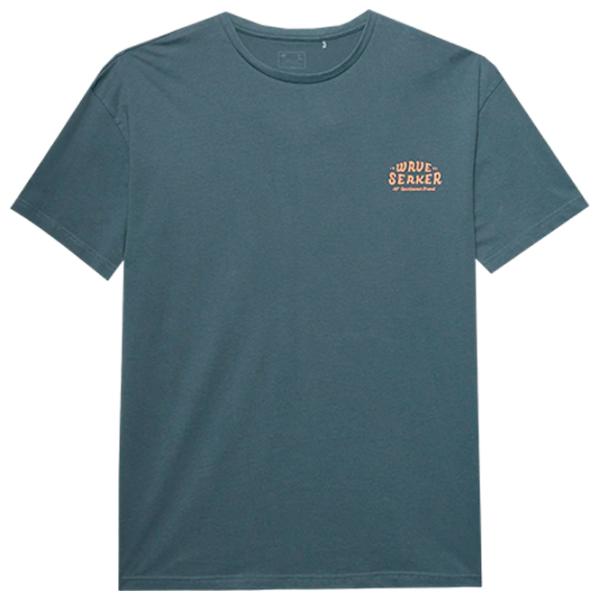 Tricou pentru bărbați 4F 4FWSS24TTSHM1318 100% bumbac/ Gray photo 1