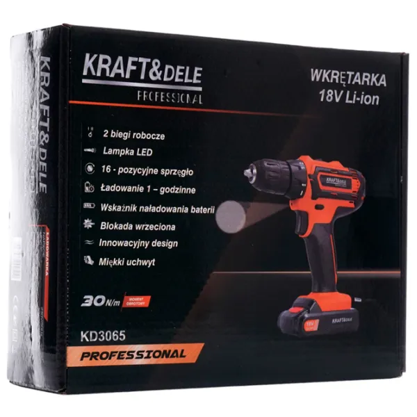 Mașină de găurit și înșurubat Kraft&Dele KD3065 1100 rot/ min photo 8
