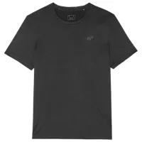 Tricou pentru bărbați 4F 4FWSS24TFTSM599 90% poliester/ Black