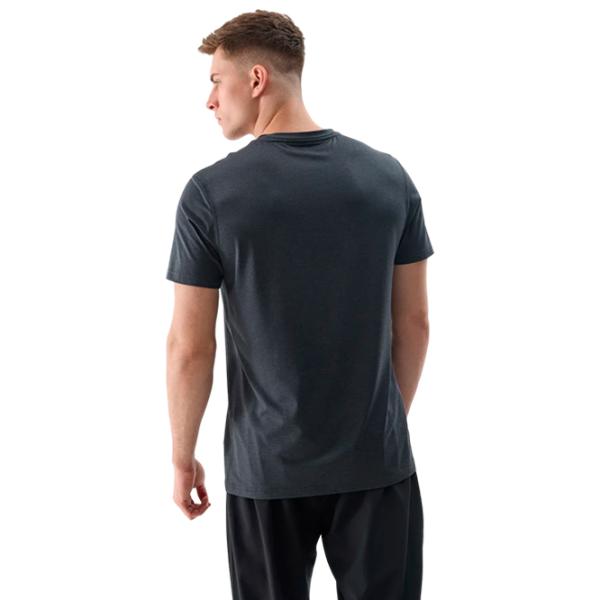 Tricou pentru bărbați 4F 4FWSS24TFTSM599 90% poliester/ Black photo 3