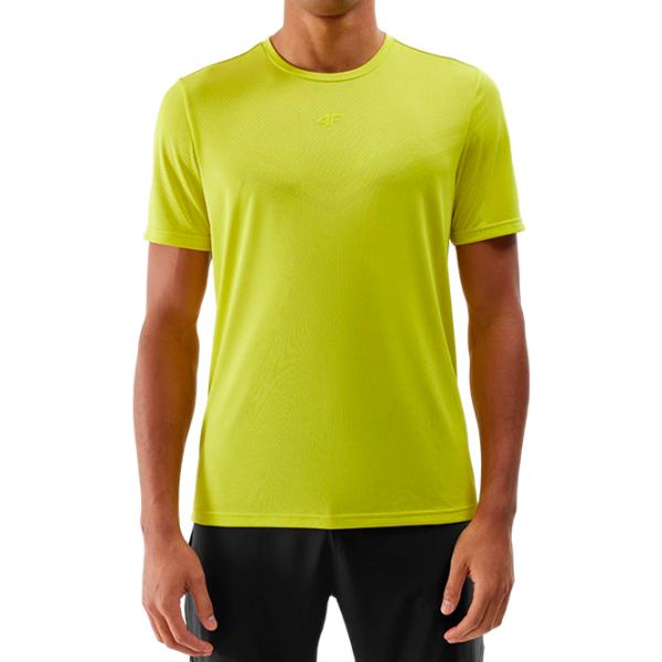 Футболка для мужчин 4F 4FWSS24TFTSM697 100% полиэстер/ Green photo 2