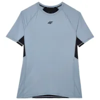 Tricou pentru bărbați 4F 4FWSS24TFTSM700 88% Poliamidă/ Gray