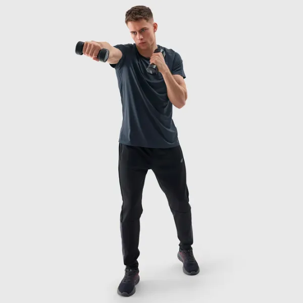 Футболка для мужчин 4F 4FWSS24TFTSM598 90% полиэстер/ Blue photo 3