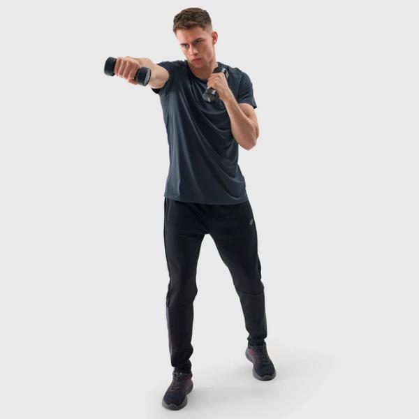 Футболка для мужчин 4F 4FWSS24TFTSM598 90% полиэстер/ Blue photo 3