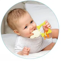 Jucărie pentru dentiție Roxy Kids RBT-001GN de la 3 luni photo 3