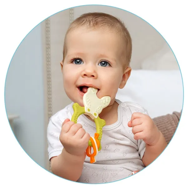 Jucărie pentru dentiție Roxy Kids RBT-001GN de la 3 luni photo 5