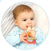 Jucărie pentru dentiție Roxy Kids RBT-001R de la 3 luni photo 2