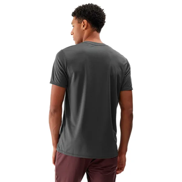 Tricou pentru bărbați 4F 4FWSS24TFTSM702 100% poliester/ Gray photo 3