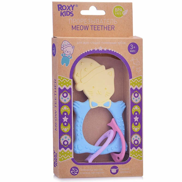 Jucărie pentru dentiție Roxy Kids RMT-001 de la 3 luni photo 2