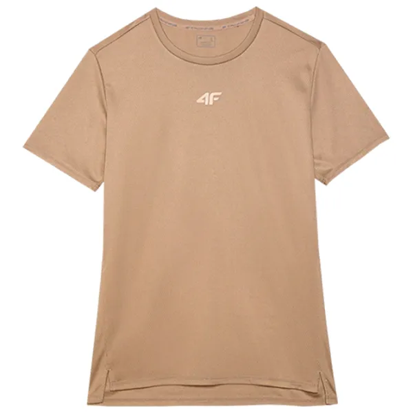 Футболка для мужчин 4F 4FWSS24TFTSM702 100% полиэстер/ Бежевый photo 1
