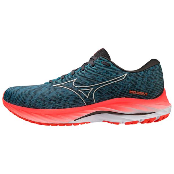 Кроссовки для мужчин Mizuno Wave Rider 26 41/ Blue Red photo 2