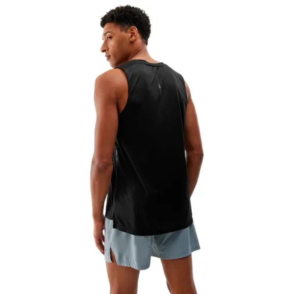 Tricou pentru bărbați 4F 4FWSS24TFTSM841 1% elastan/ Black photo 2