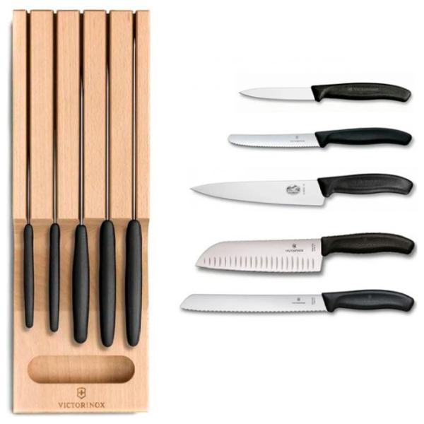Набор ножей Victorinox 6.7143.5 Нержавеющая сталь / Серебряный photo 3 Набор ножей Victorinox 6.7143.5 Нержавеющая сталь / Серебряный photo 3