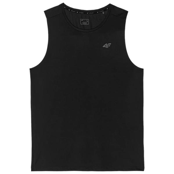 Tricou pentru bărbați 4F 4FWSS24TFTSM597 90% poliester/ Black photo 1