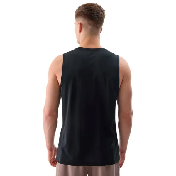 Tricou pentru bărbați 4F 4FWSS24TFTSM597 90% poliester/ Black photo 3