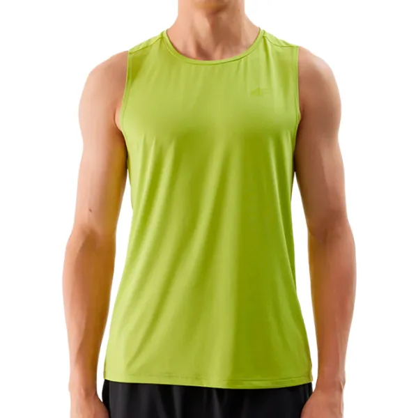 Tricou pentru bărbați 4F 4FWSS24TFTSM597 90% poliester/ Green photo 2