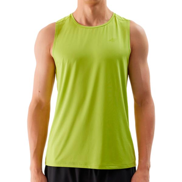 Tricou pentru bărbați 4F 4FWSS24TFTSM597 90% poliester/ Green photo 2