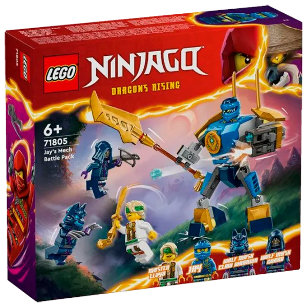 Constructor LEGO Jay's Mech Battle Pack Figuri/ Blue photo 1 Constructor LEGO Jay's Mech Battle Pack Figuri/ Blue photo 1