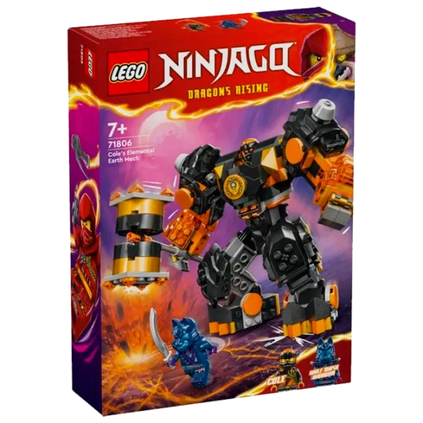 Constructor LEGO Cole's Elemental Earth Mech Robot/ Multicolor photo 1