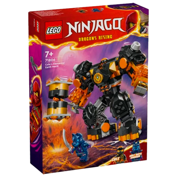 Constructor LEGO Cole's Elemental Earth Mech Robot/ Multicolor photo 1