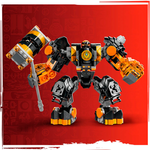 Constructor LEGO Cole's Elemental Earth Mech Robot/ Multicolor photo 5