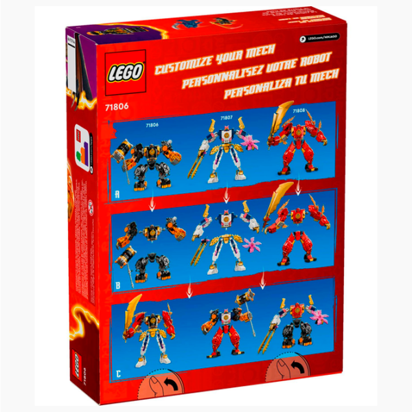 Constructor LEGO Cole's Elemental Earth Mech Robot/ Multicolor photo 12