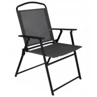 Scaun de grădină Jumi OM-318595 Metal/ Textil/ Black