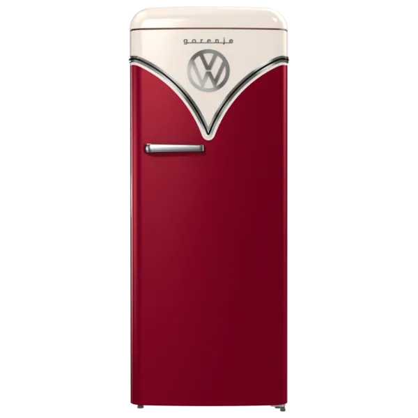 Frigider Gorenje Retro OBRB615DR cu congelator sus 247 l / 152.2 cm / Red photo 1