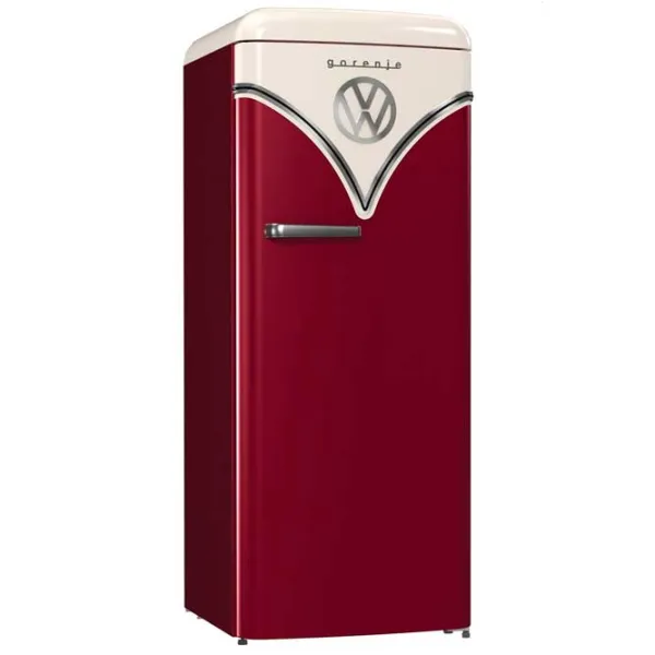Frigider Gorenje Retro OBRB615DR cu congelator sus 247 l / 152.2 cm / Red photo 2