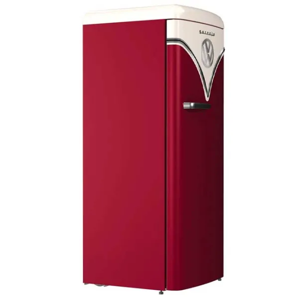 Frigider Gorenje Retro OBRB615DR cu congelator sus 247 l / 152.2 cm / Red photo 3