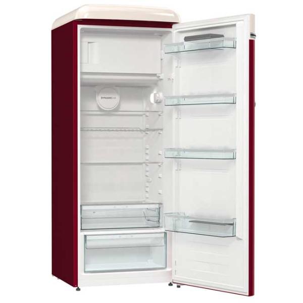 Frigider Gorenje Retro OBRB615DR cu congelator sus 247 l / 152.2 cm / Red photo 4