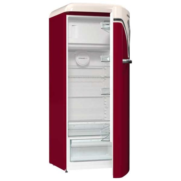 Frigider Gorenje Retro OBRB615DR cu congelator sus 247 l / 152.2 cm / Red photo 5