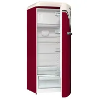 Холодильник Gorenje Retro OBRB615DR с верхней морозильной камерой 247 л / 152.2 cm / Красный photo 5