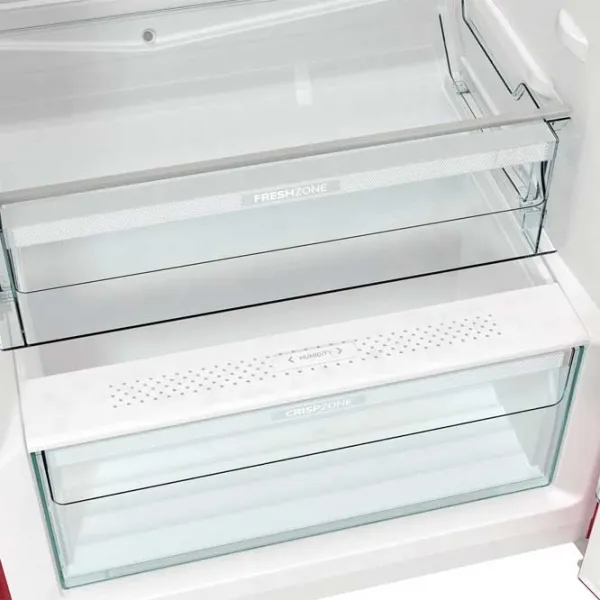 Frigider Gorenje Retro OBRB615DR cu congelator sus 247 l / 152.2 cm / Red photo 9
