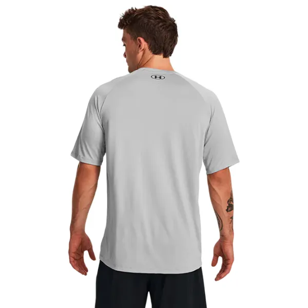 Tricou pentru bărbați Under Armour 1380785-011 100% poliester/ Gray photo 4