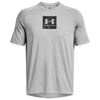 Tricou pentru bărbați Under Armour 1380785-011 100% poliester/ Gray