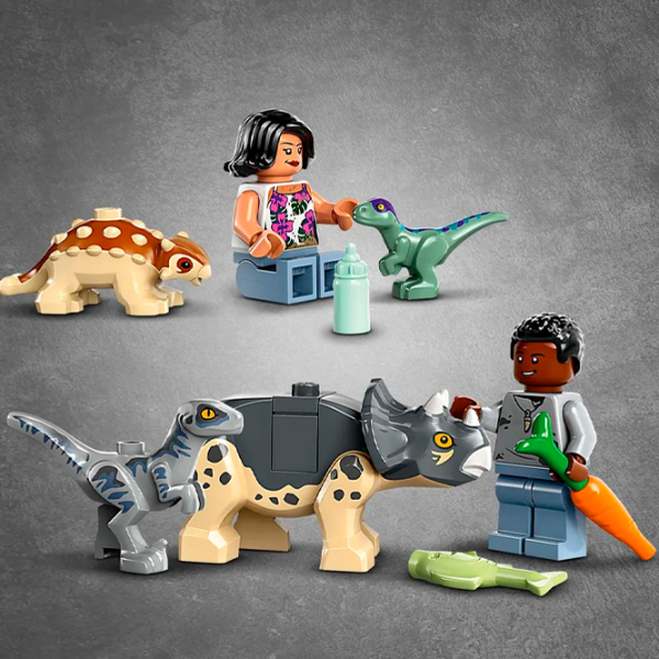 Constructor LEGO Baby Dinosaur Rescue Center Dinozaur/ Multicolor photo 5