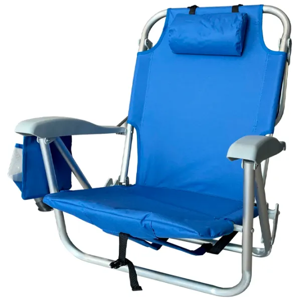 Scaun de grădină Worker C4005 Metal/ Poliester/ Blue Gray photo 1