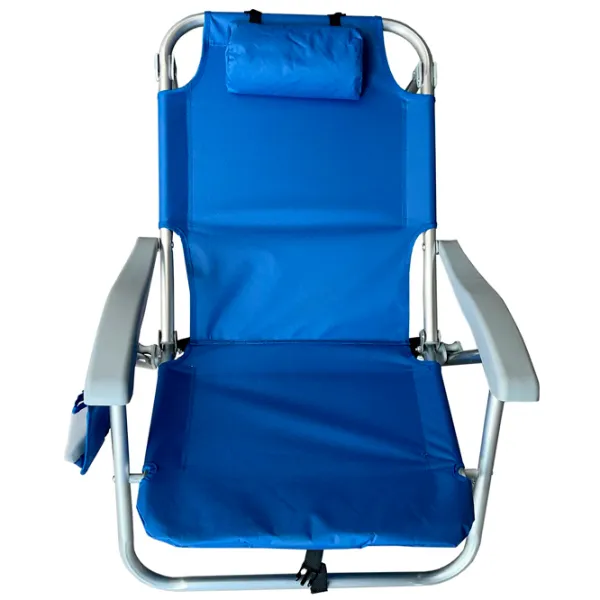 Scaun de grădină Worker C4005 Metal/ Poliester/ Blue Gray photo 3