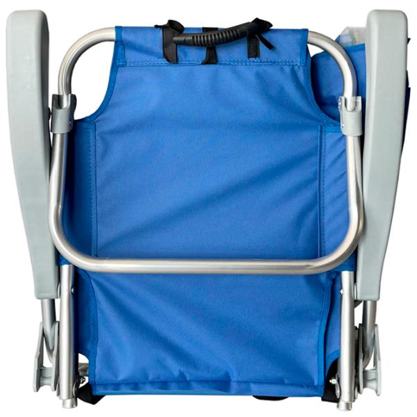 Scaun de grădină Worker C4005 Metal/ Poliester/ Blue Gray photo 4