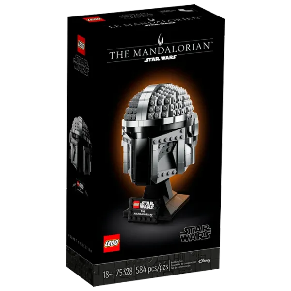 Constructor LEGO The Mandalorian Helmet Clasic/ Gray photo 1 Constructor LEGO The Mandalorian Helmet Clasic/ Gray photo 1