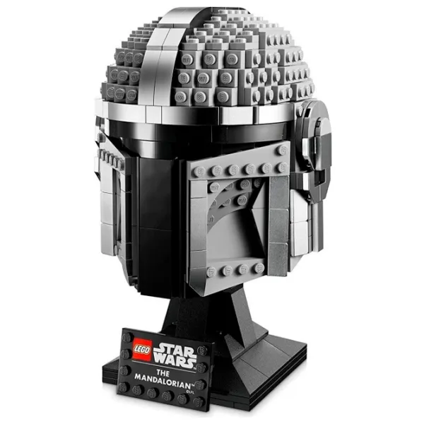 Constructor LEGO The Mandalorian Helmet Clasic/ Gray photo 3 Constructor LEGO The Mandalorian Helmet Clasic/ Gray photo 3