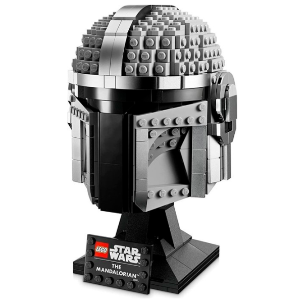 Constructor LEGO The Mandalorian Helmet Clasic/ Gray photo 3 Constructor LEGO The Mandalorian Helmet Clasic/ Gray photo 3