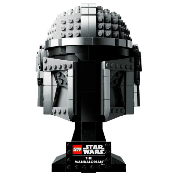 Constructor LEGO The Mandalorian Helmet Clasic/ Gray photo 4 Constructor LEGO The Mandalorian Helmet Clasic/ Gray photo 4